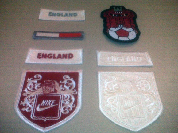 Hawkins Embroidery 2010 World Cup England Patch