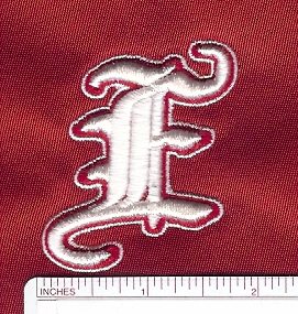 Hawkins Embroidery E initial puffy concept